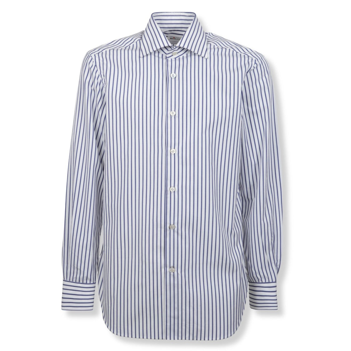 Kiton Striped Point-Collar Shirt