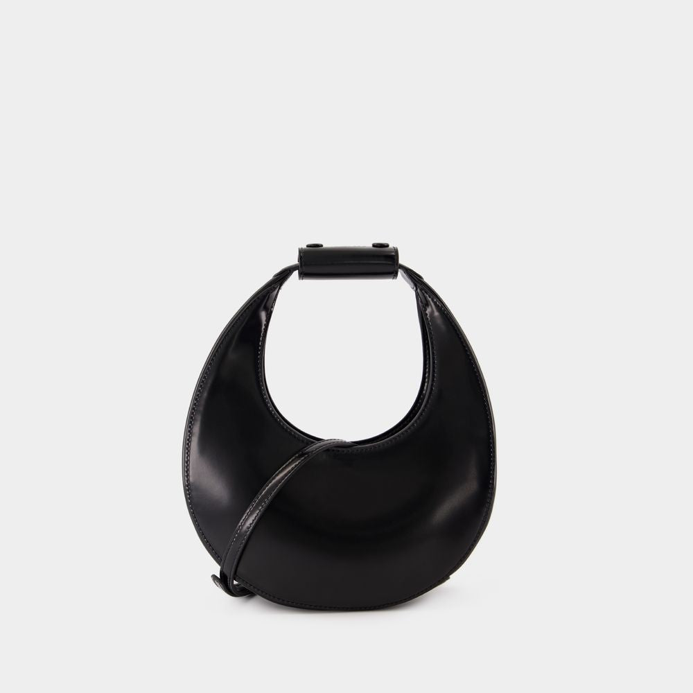 Staud Mini Moon Bag - Leather - Black