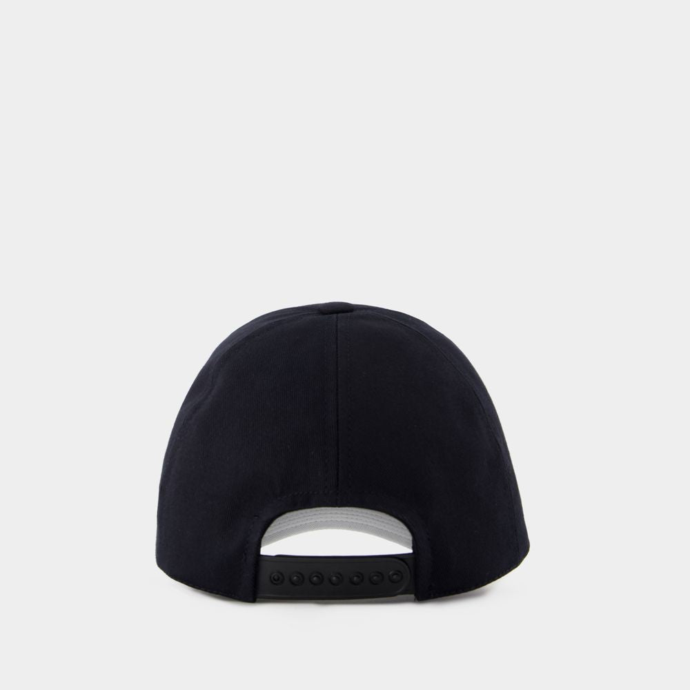 Courrèges Signature Cap - Cotton - Black
