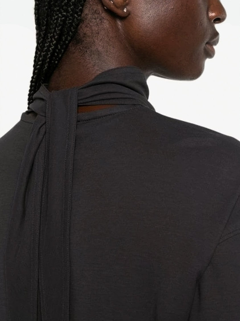 Lemaire Long-Sleeve Top With High Neckline