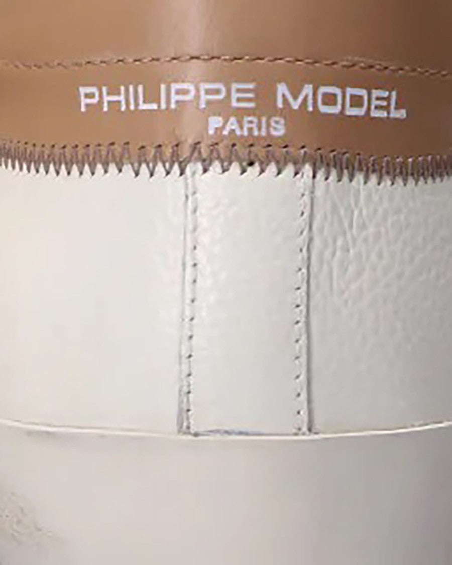 Philippe Model Prx Low Men's Sneakers Milk Deer Calf Mud