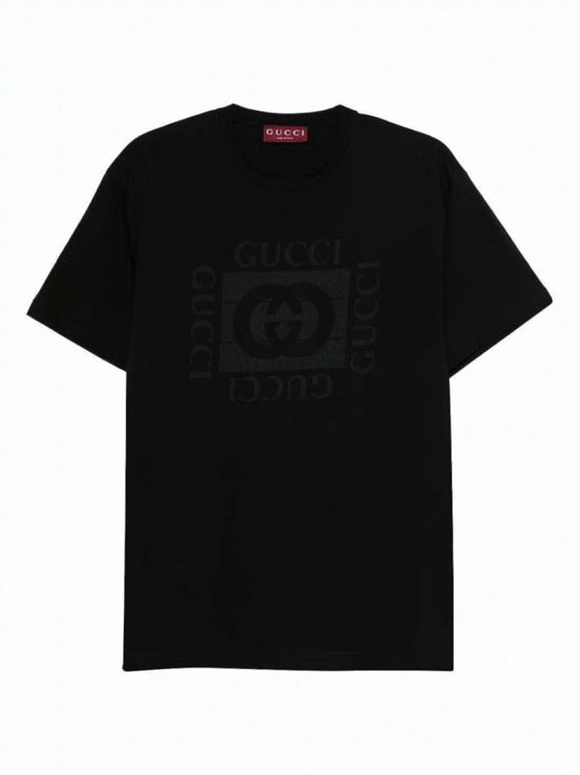 Gucci Short-Sleeve T-Shirt With Tonal Logo