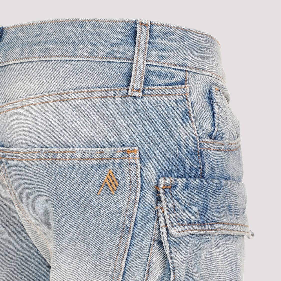 The Attico Sky Blue Essie Long Pants