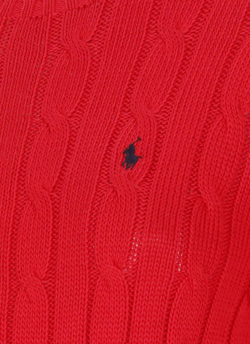 Polo Ralph Lauren Red Cotton Sweater