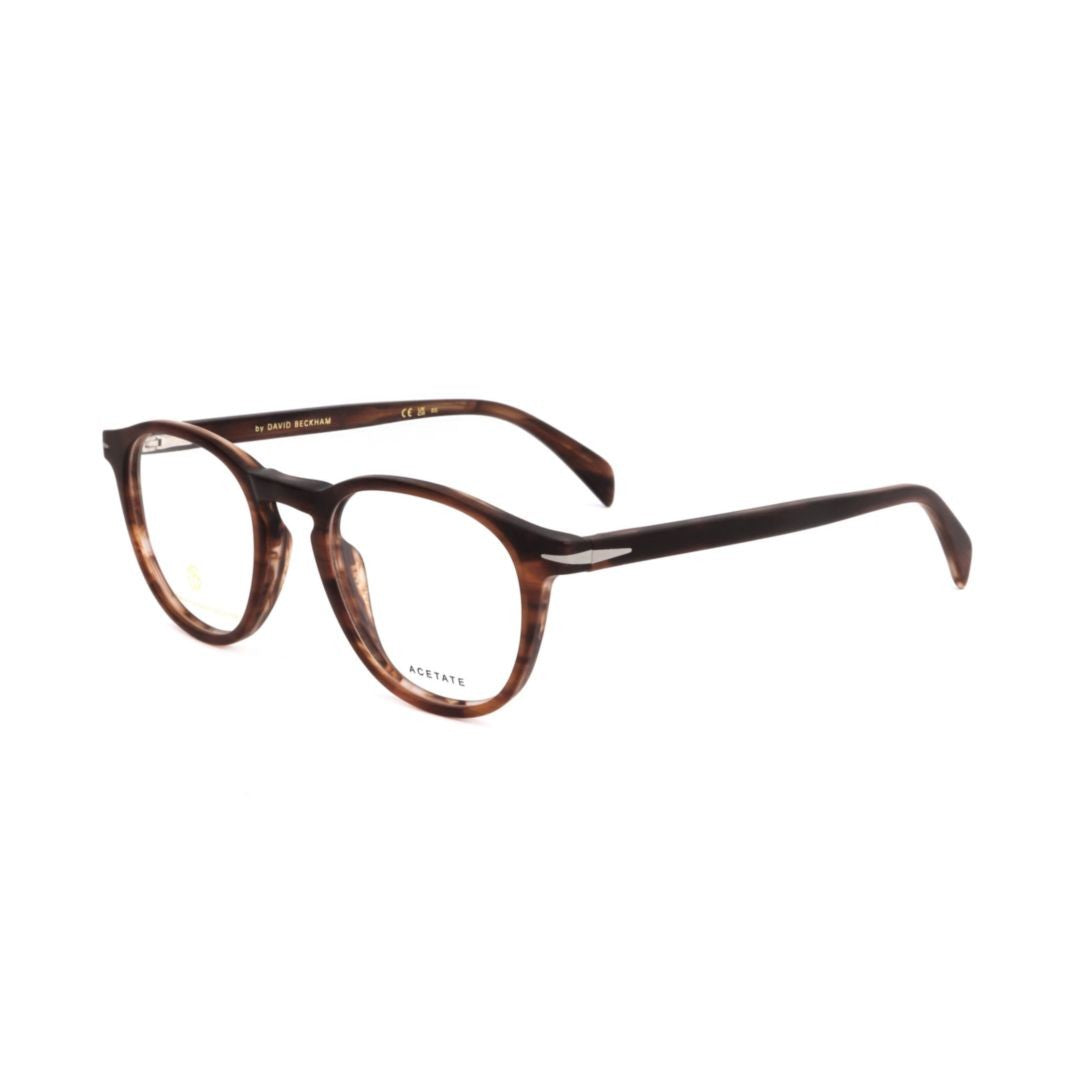 David Beckham Db 1018 Round Frame Tortoiseshell Acetate Eyeglasses