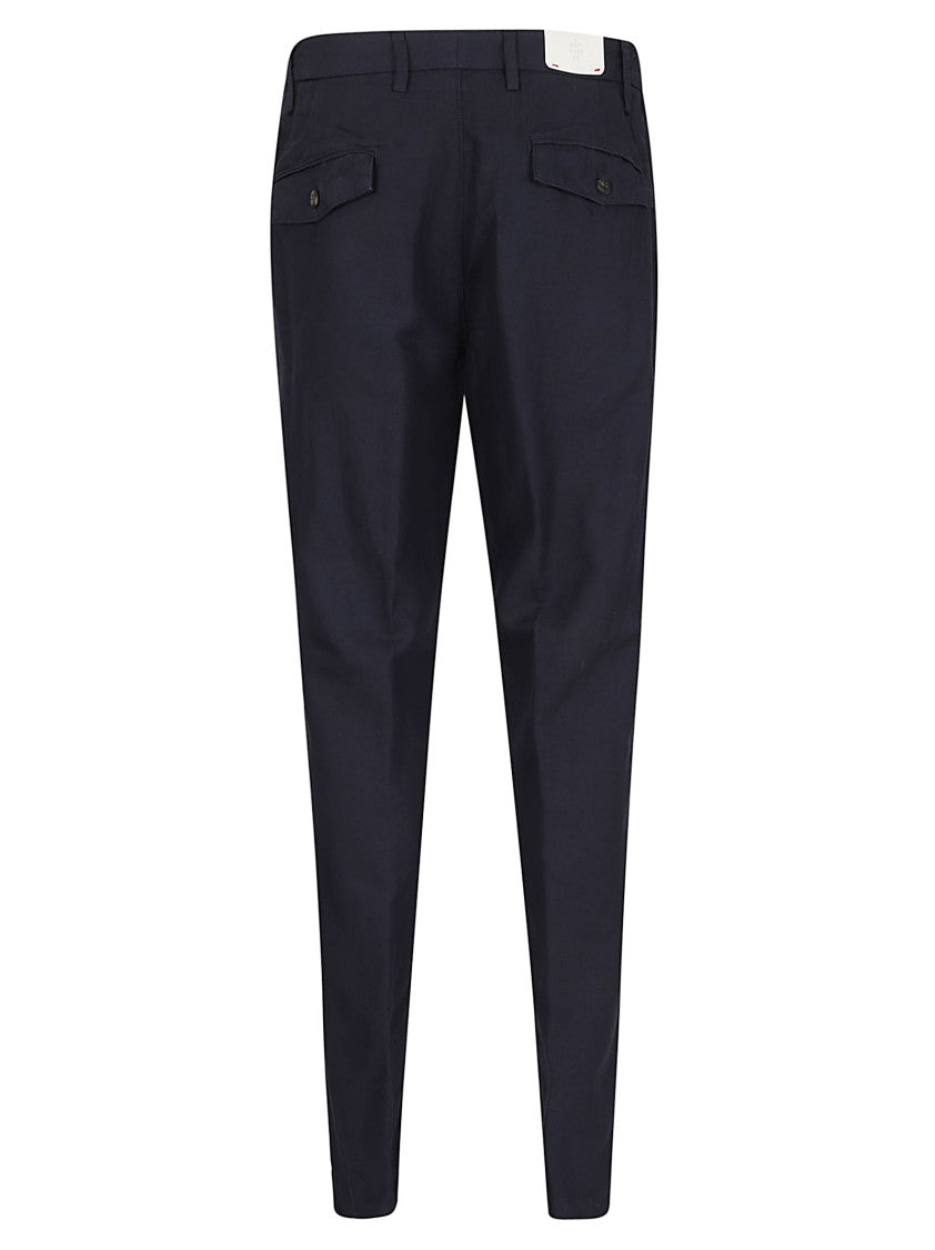 Eleventy Chino Design Trousers With Relaxed Fit And Elasticized Waistband