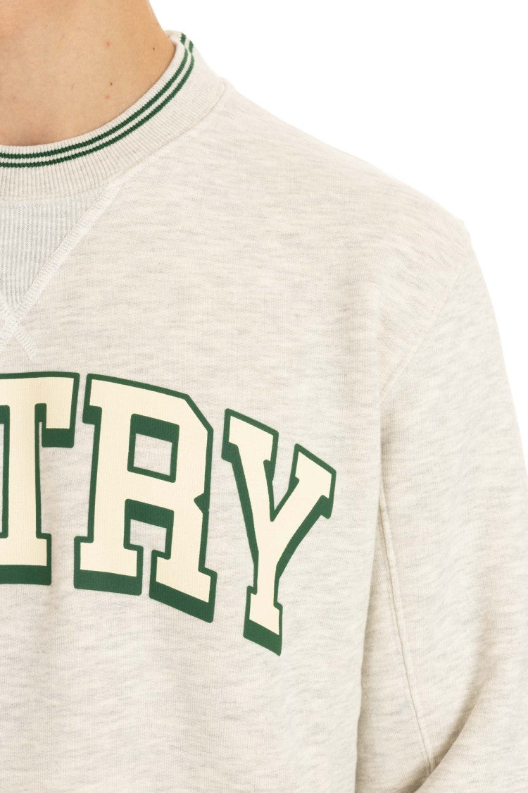 Autry Cotton Crewneck Sweatshirt With Logo