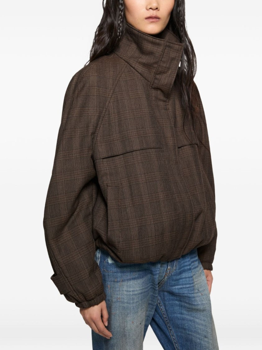 Acne Studios Cropped Voluminous High Collar Sweater