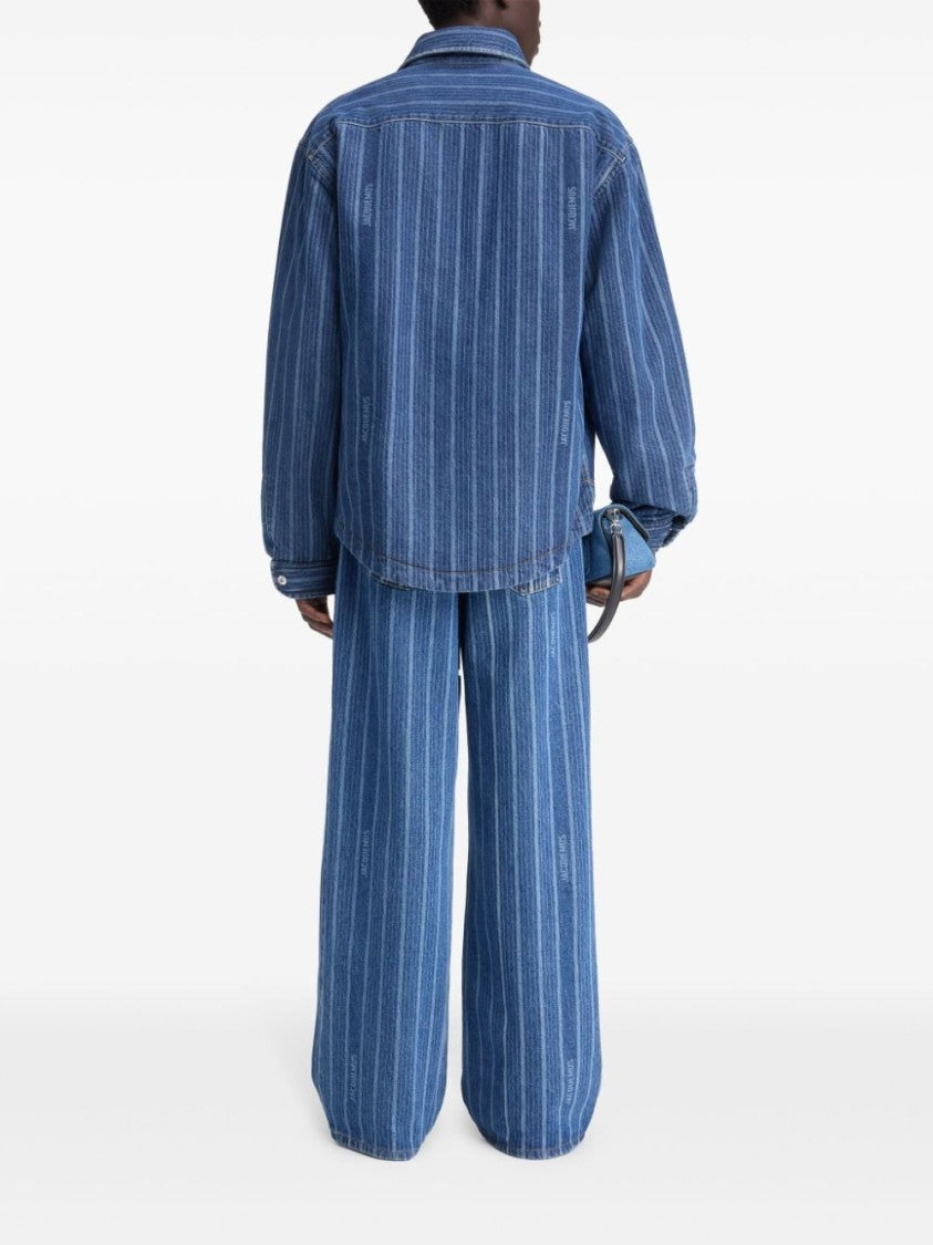 Jacquemus Light Blue Le Chemise Boulanger Shirt