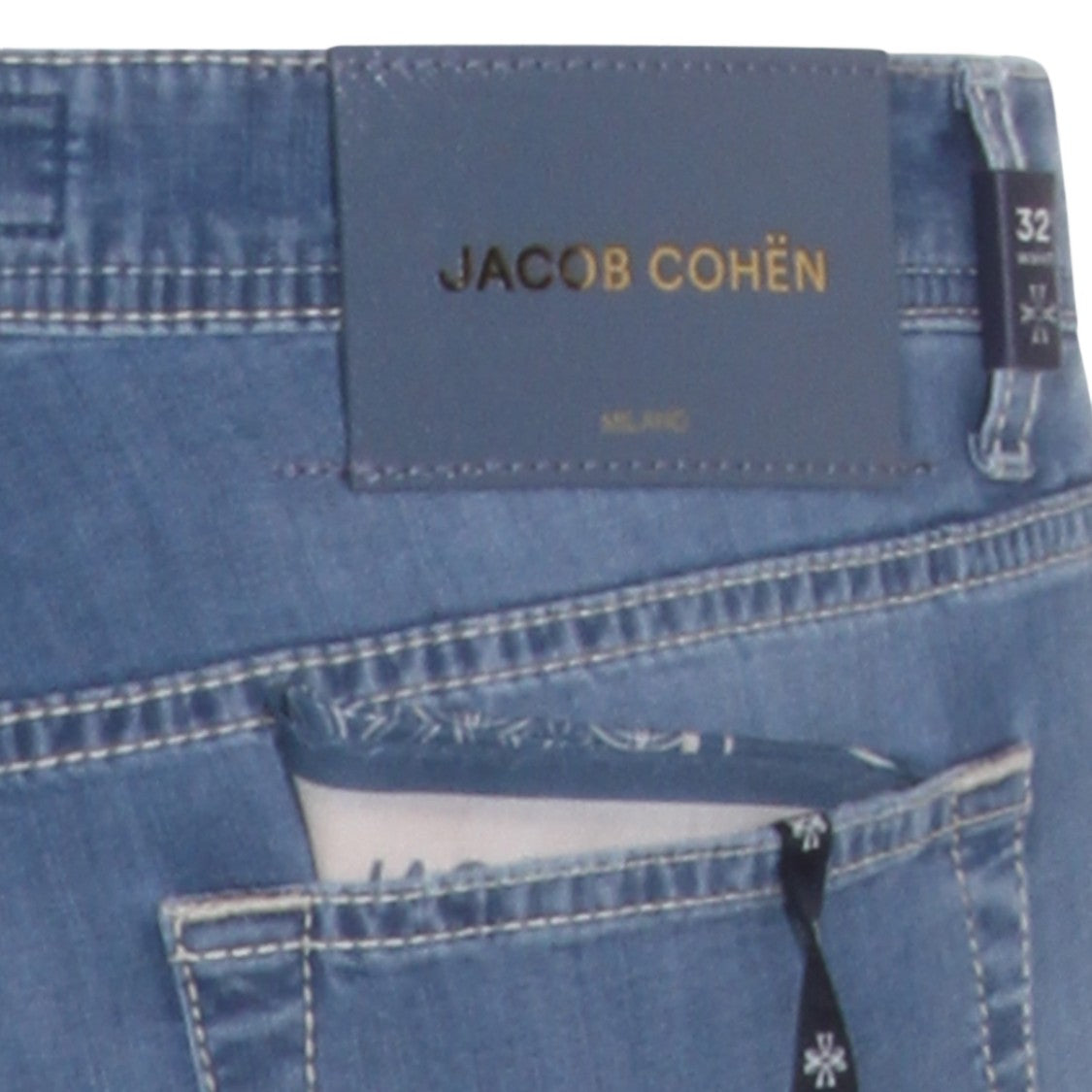 Jacob Cohen Straight-Cut Classic Blue Jeans