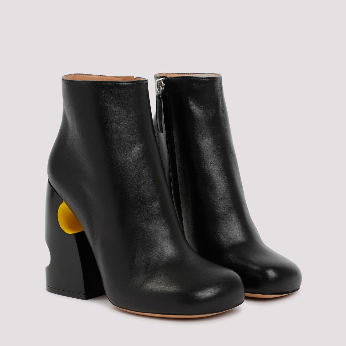 Off-White Black Pop Bulky Nappa Ankle Boot
