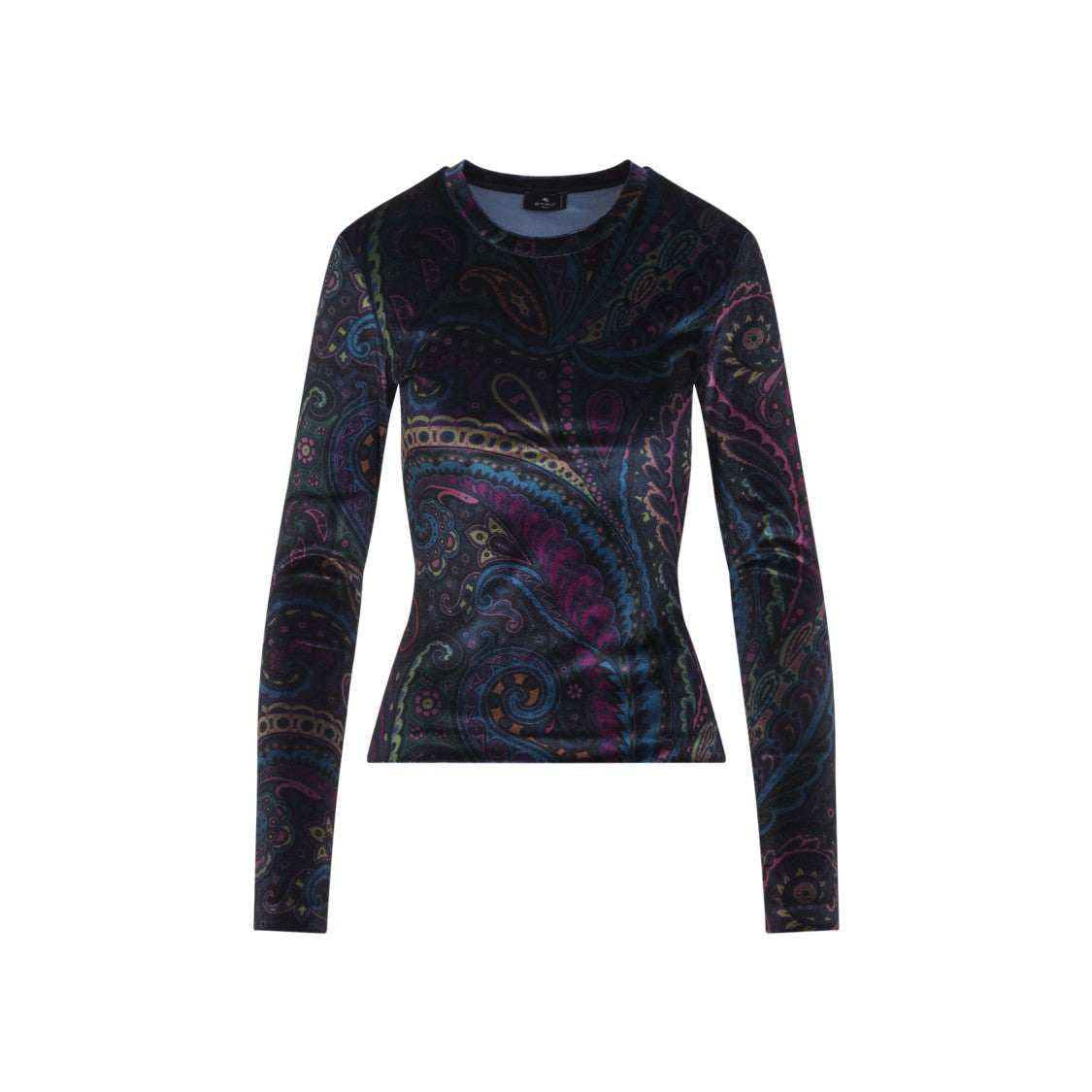 Etro Long-Sleeved Top With Paisley Pattern