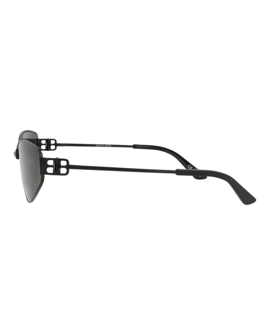 Balenciaga Cat Eye-Frame Metal Sunglasses With Cutout Accent