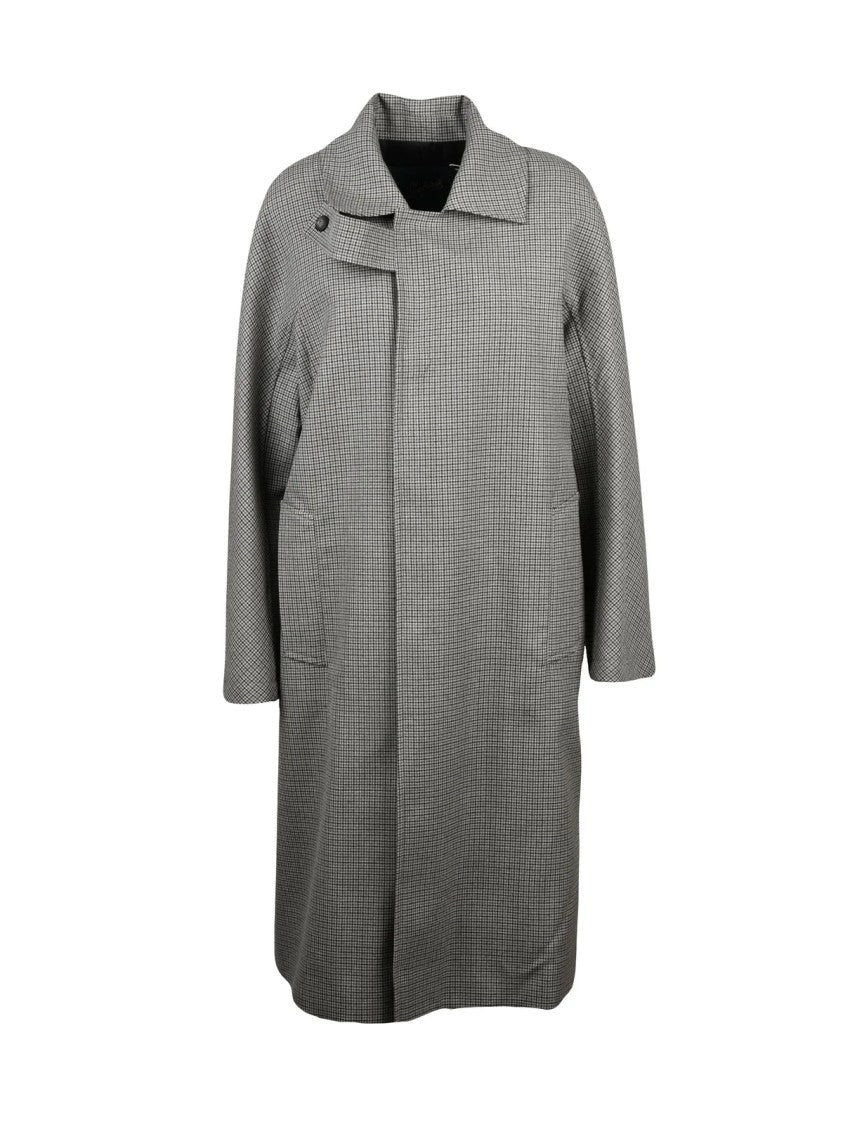 Seafarer Beige Virgin Wool Snap Poppy Coat