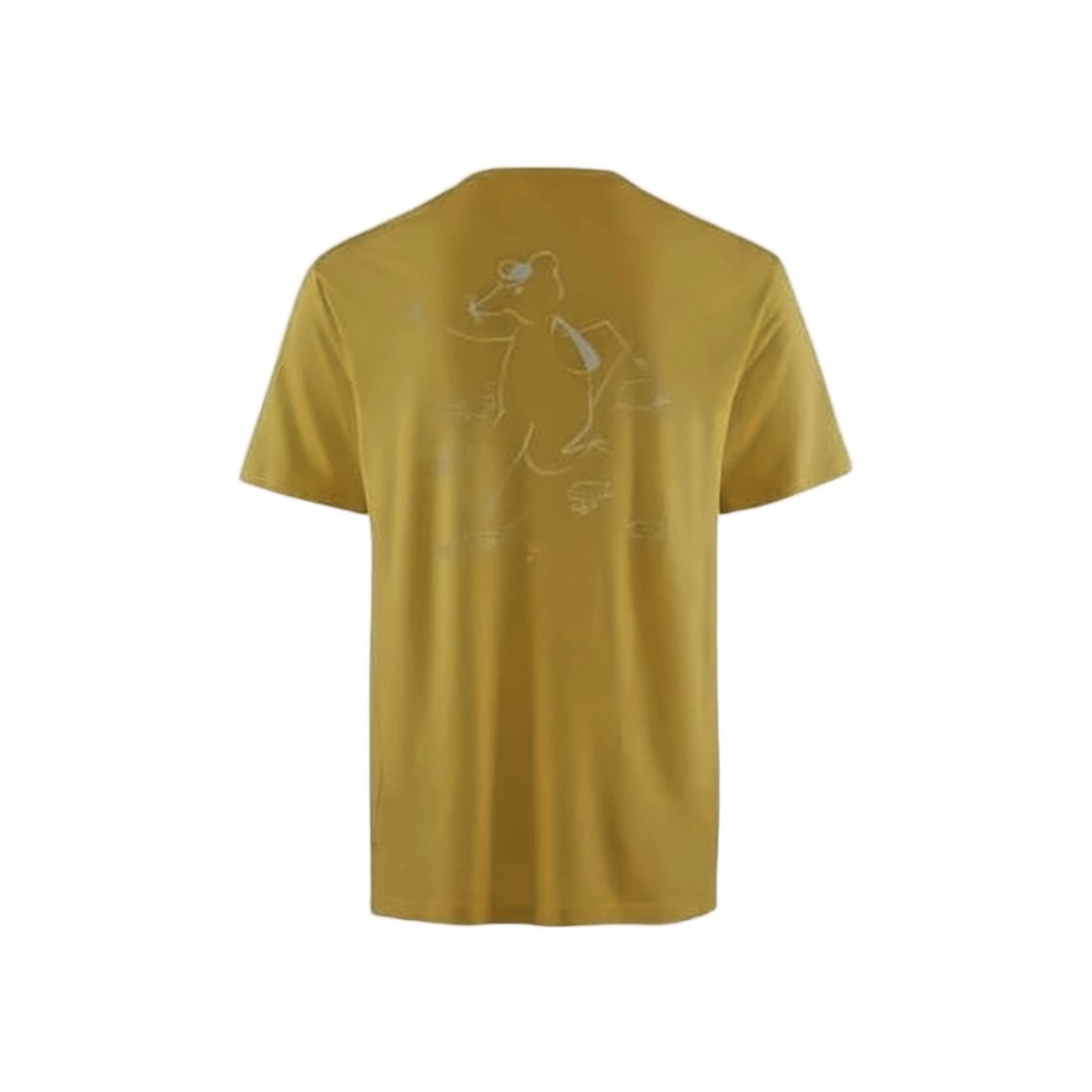Klattermusen Sustainable Mustard Yellow Short-Sleeve T-Shirt