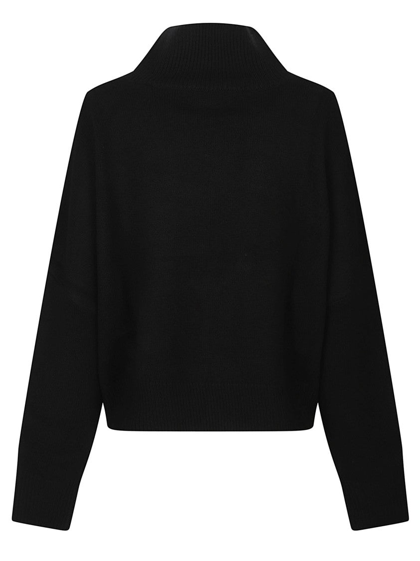Loulou De Saison Luke Cropped Wool-Cashmere Turtleneck Sweater