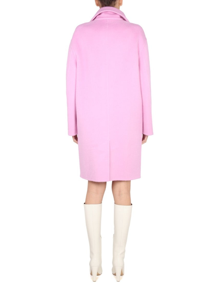 Bottega Veneta Double-Face Coat With Button Closure And Unlined Design