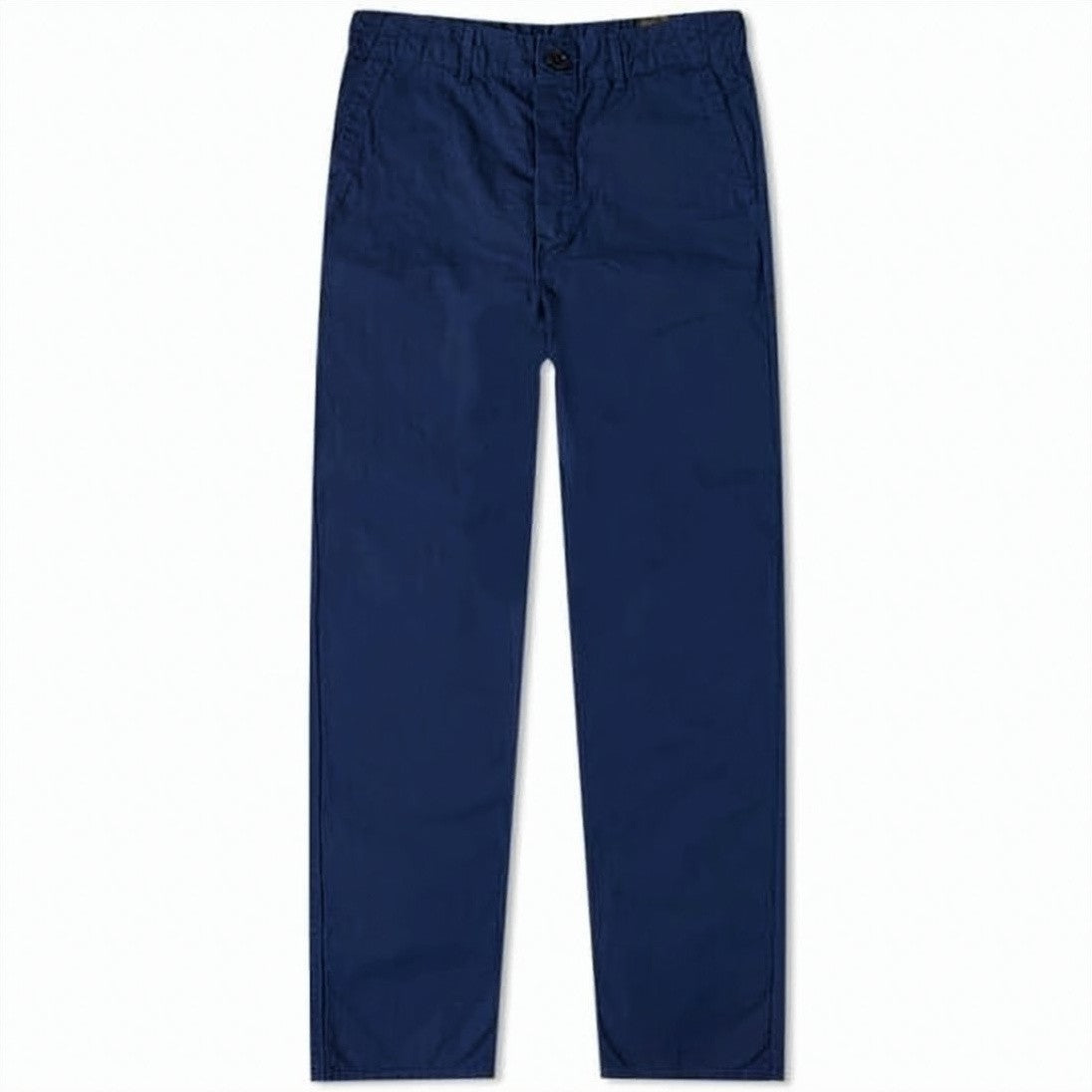 Orslow Deep Blue Cotton Straight Pants