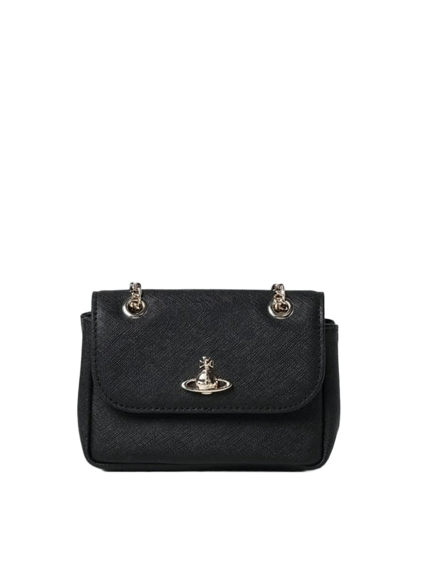 Vivienne Westwood Textured Cowhide Crossbody Bag