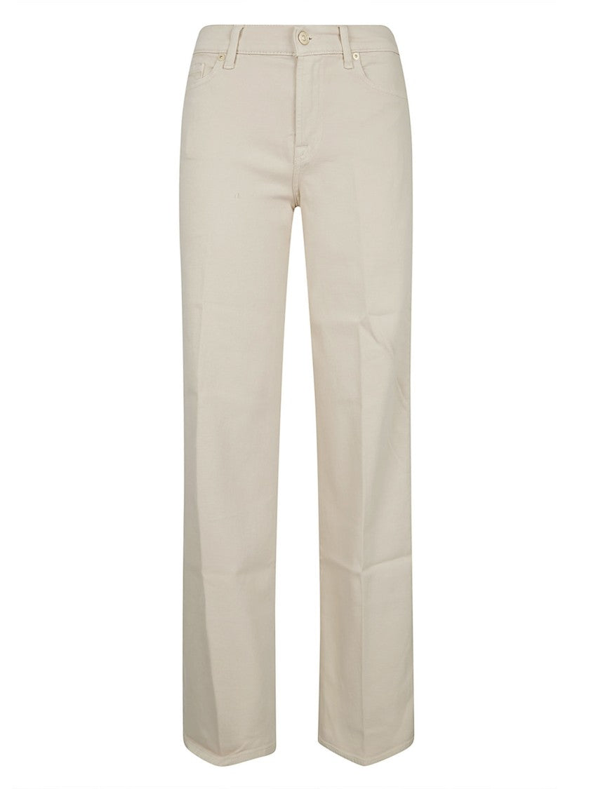7 For All Mankind High-Waisted Luxe Vintage Stretch Cotton Jeans