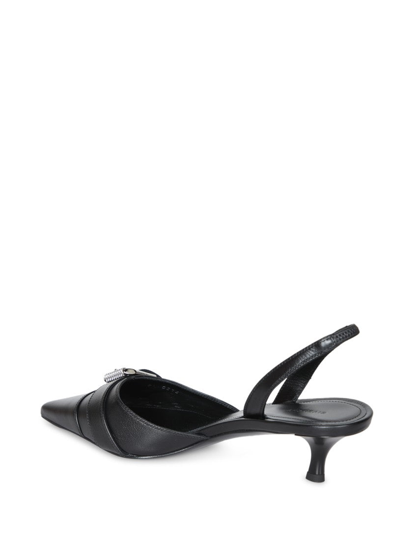 Givenchy Pointed Toe Slingback Sandals