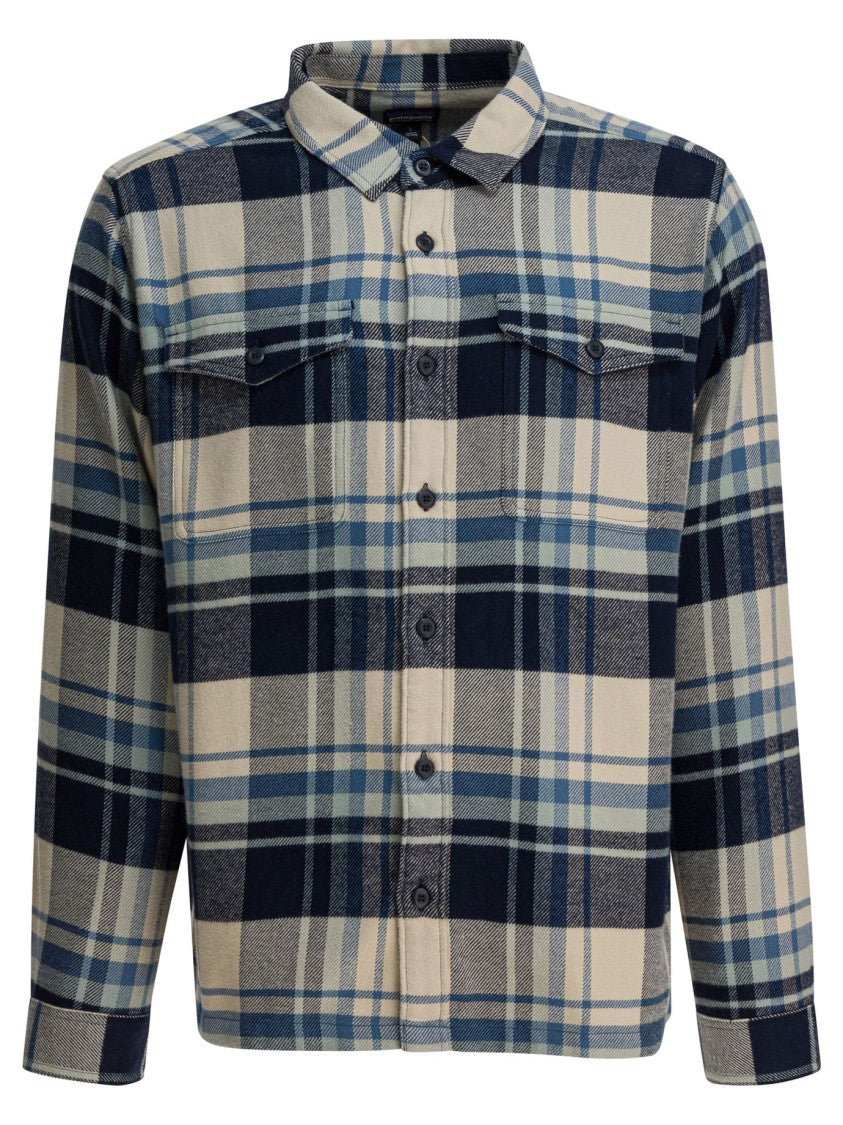 Patagonia Classic Plaid Flannel Shirt With Button-Up Front And Chest Pockets