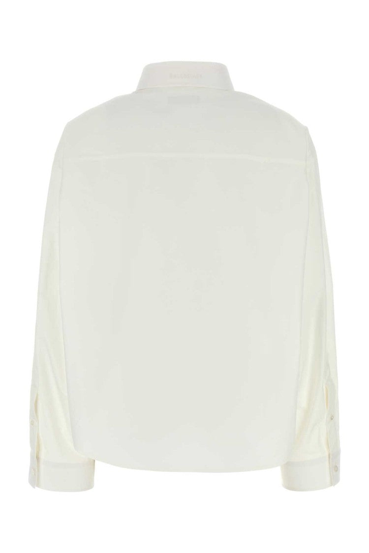 Balenciaga White Poplin Shirt