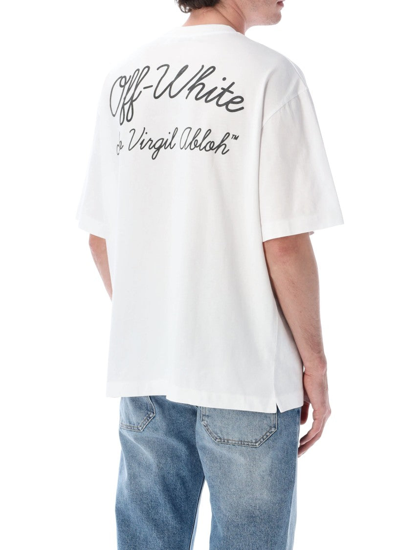 Off-White Script Skate Cotton T Shirt
