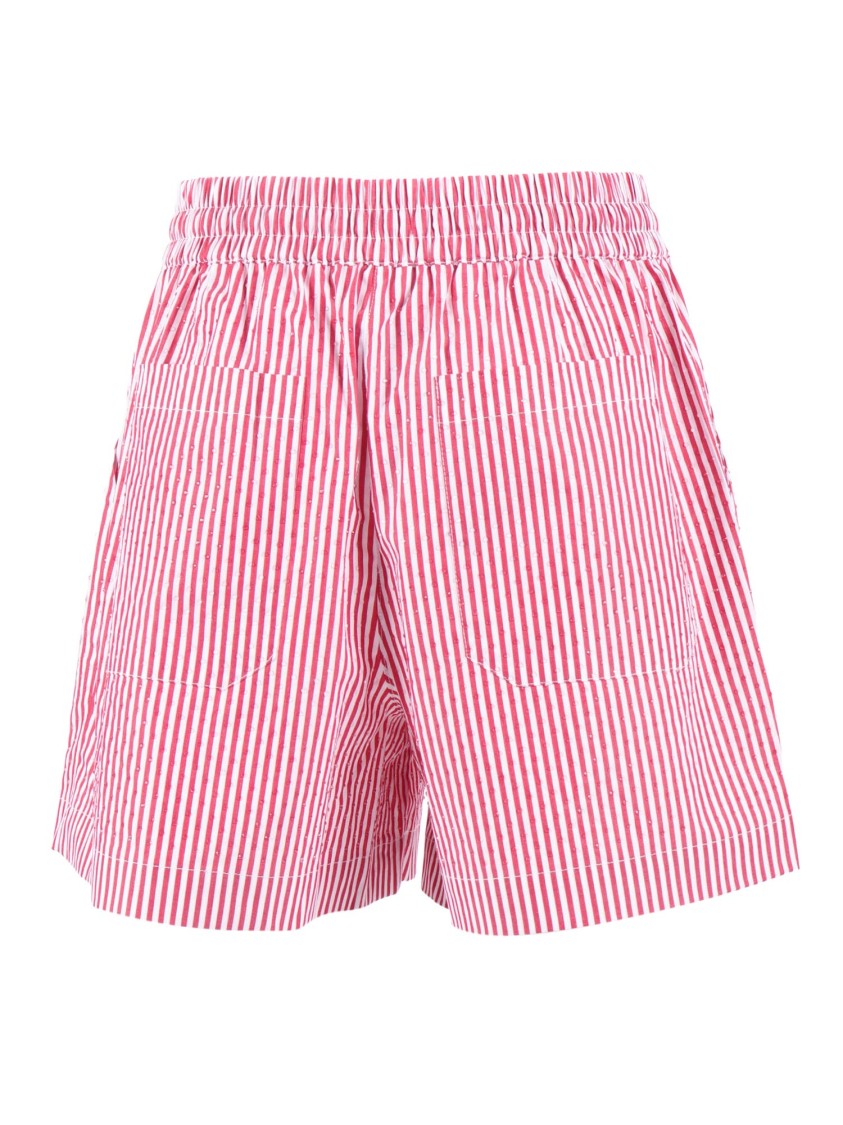 P.A.R.O.S.H. Relaxed Fit Striped Shorts