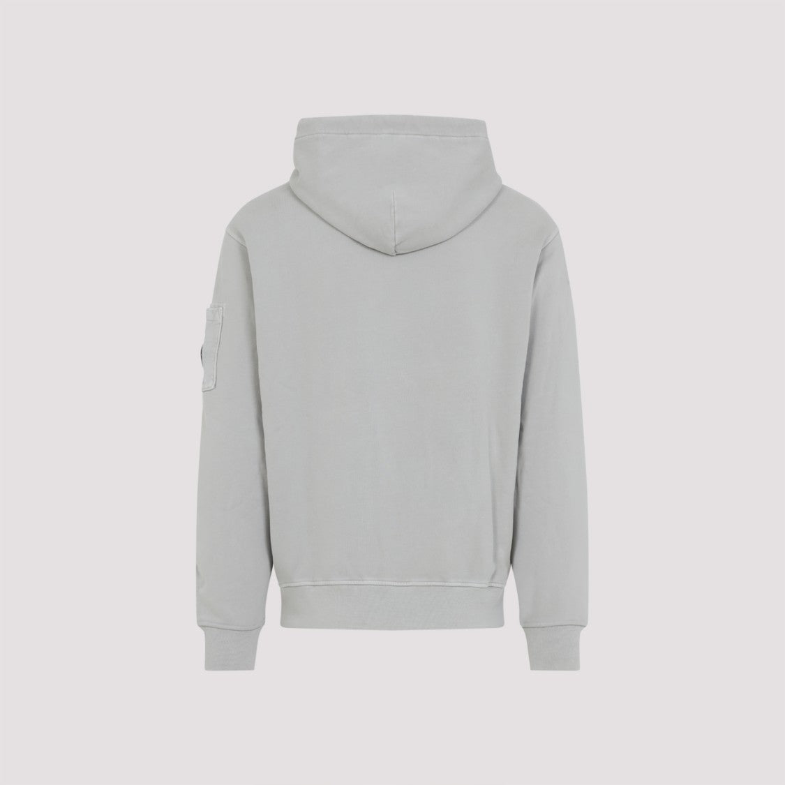 C.P. Company Relaxed Fit Grey Cotton Hoodie