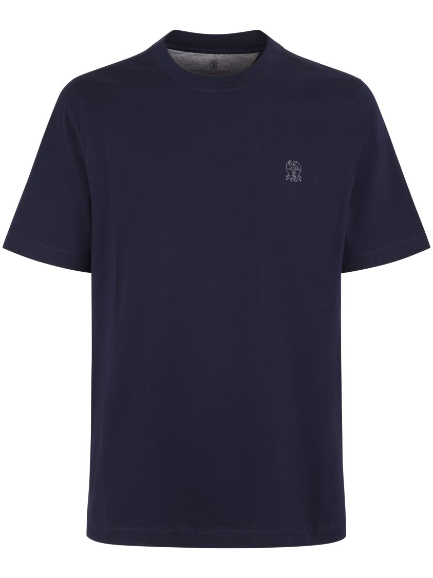Brunello Cucinelli Classic Short-Sleeve Cotton T-Shirt