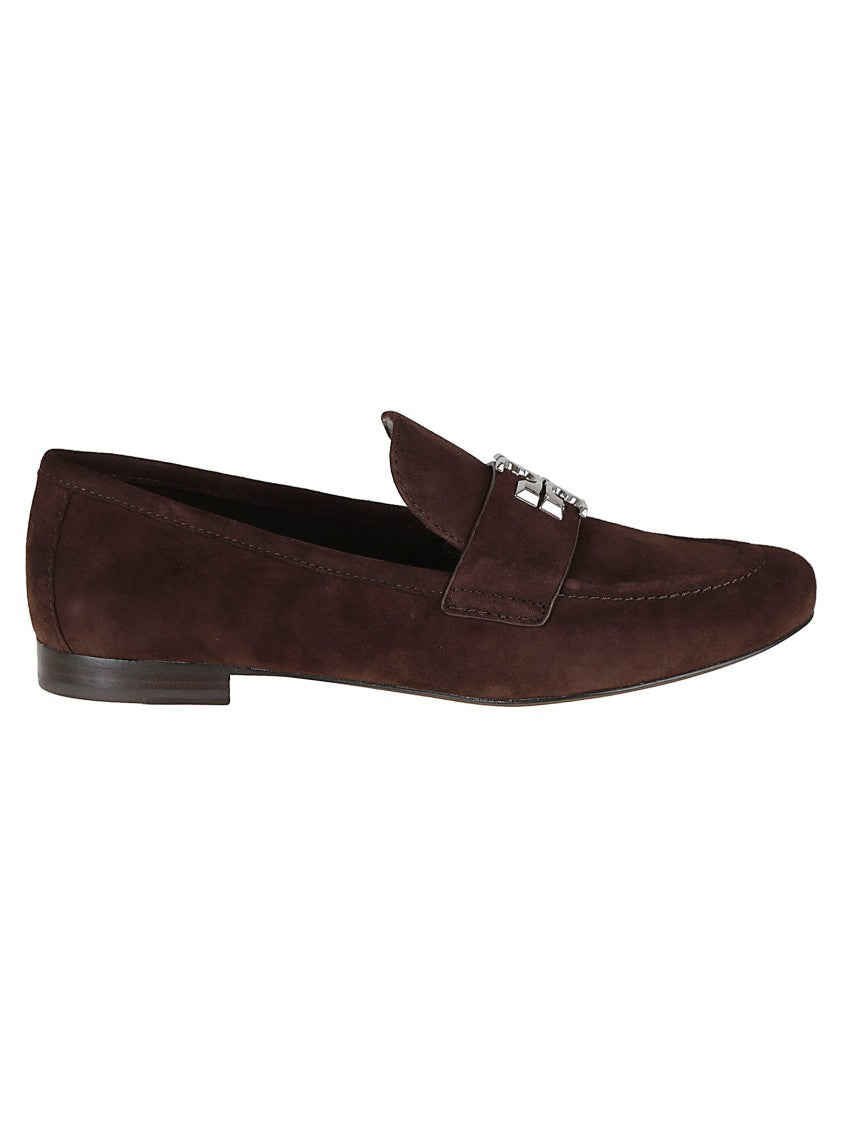 Tory Burch Eleanor Sculptural Suede Loafers