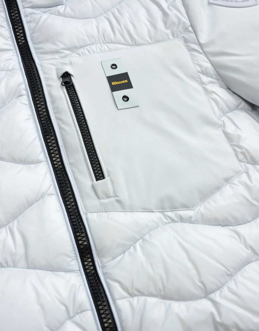Blauer Quilted Down-Insulated Jacket With Padded Design And Hood