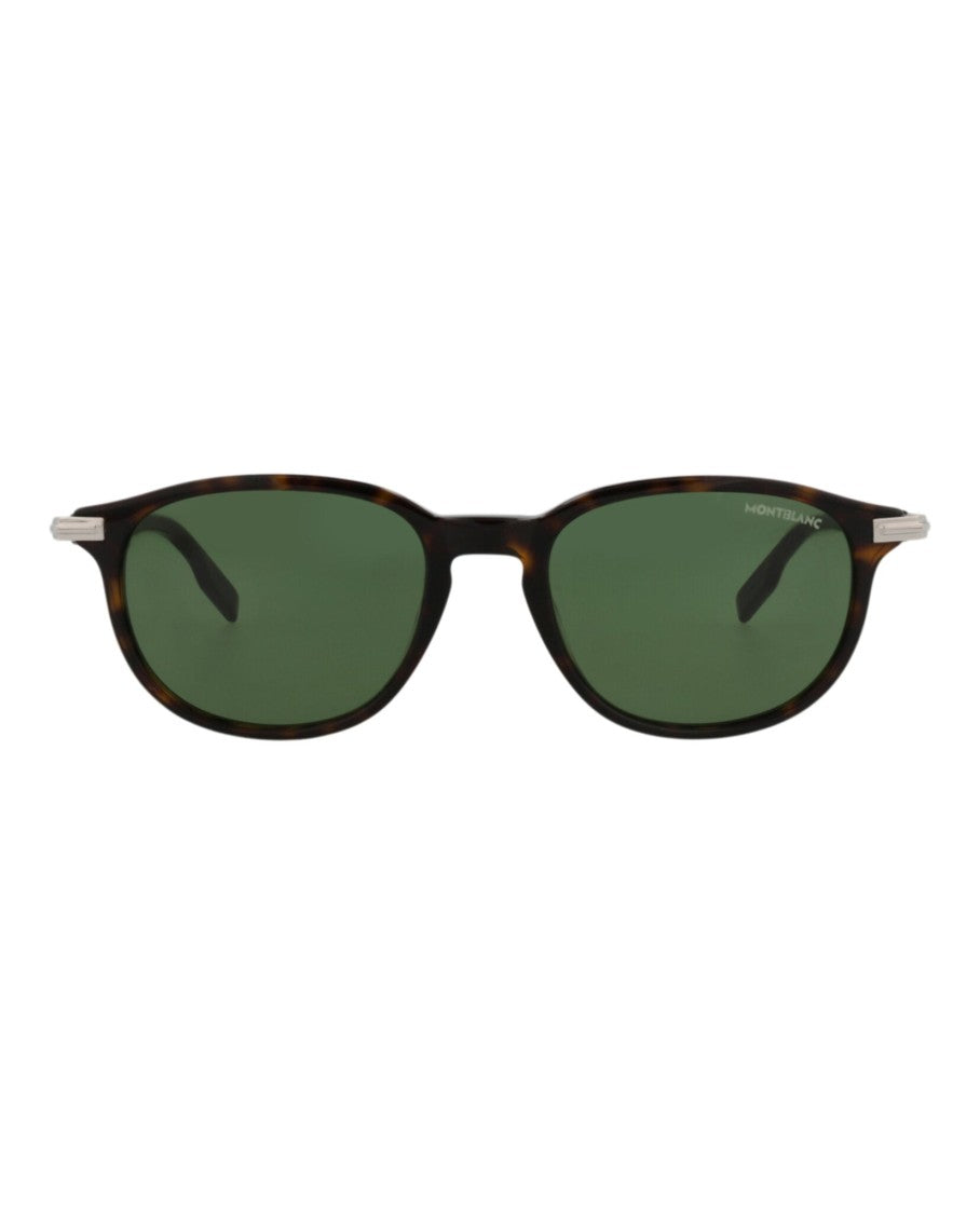 Montblanc Round-Frame Recycled Acetate Sunglasses