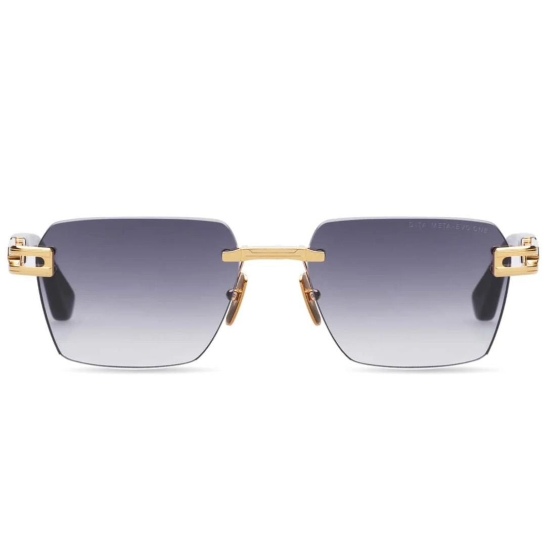 Dita Meta-Evo One Rimless Sunglasses With Gradient Blue Lenses
