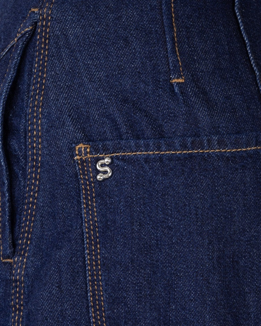 Sportmax Striped Blue Jeans