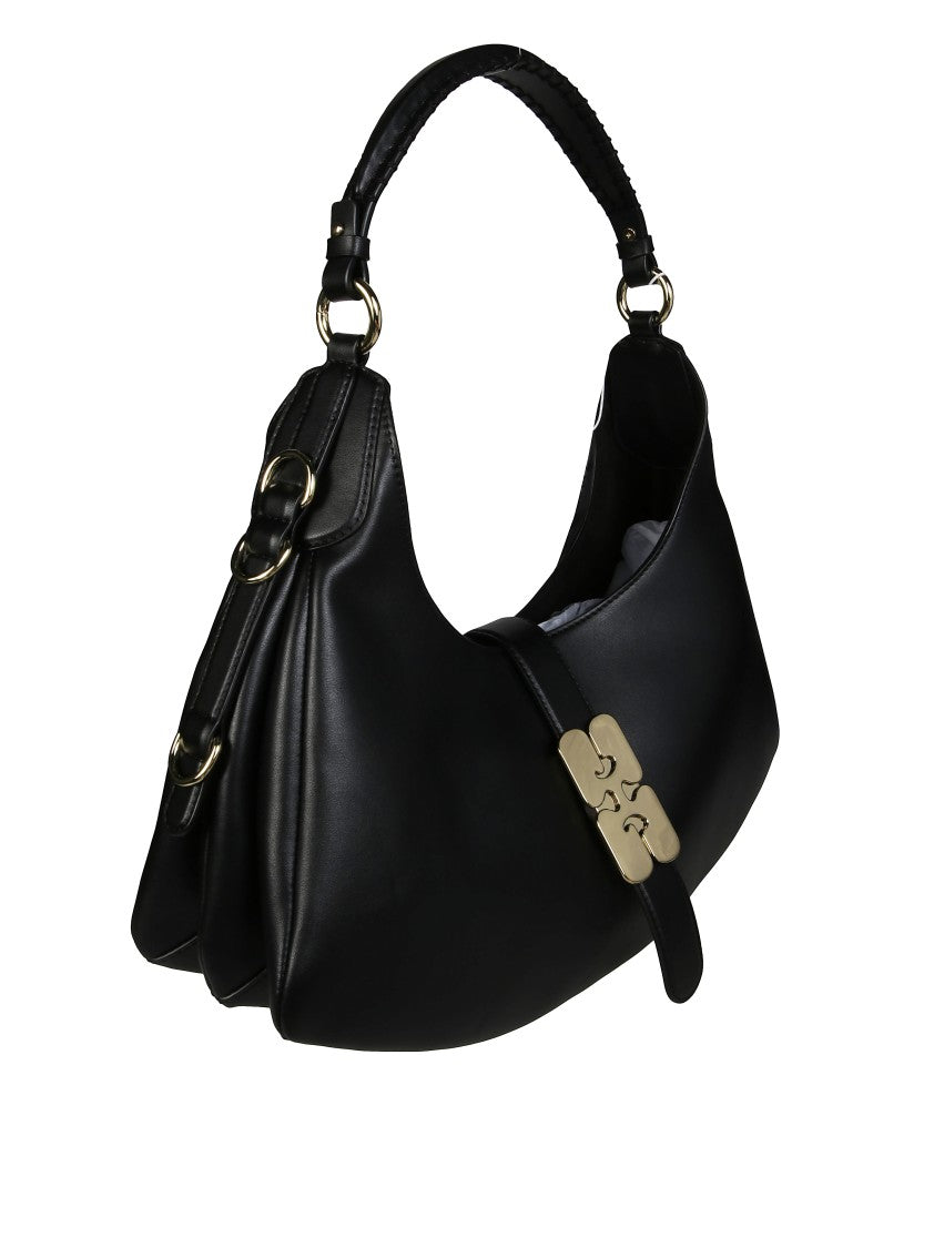 Ganni Kat Small Gold Bags