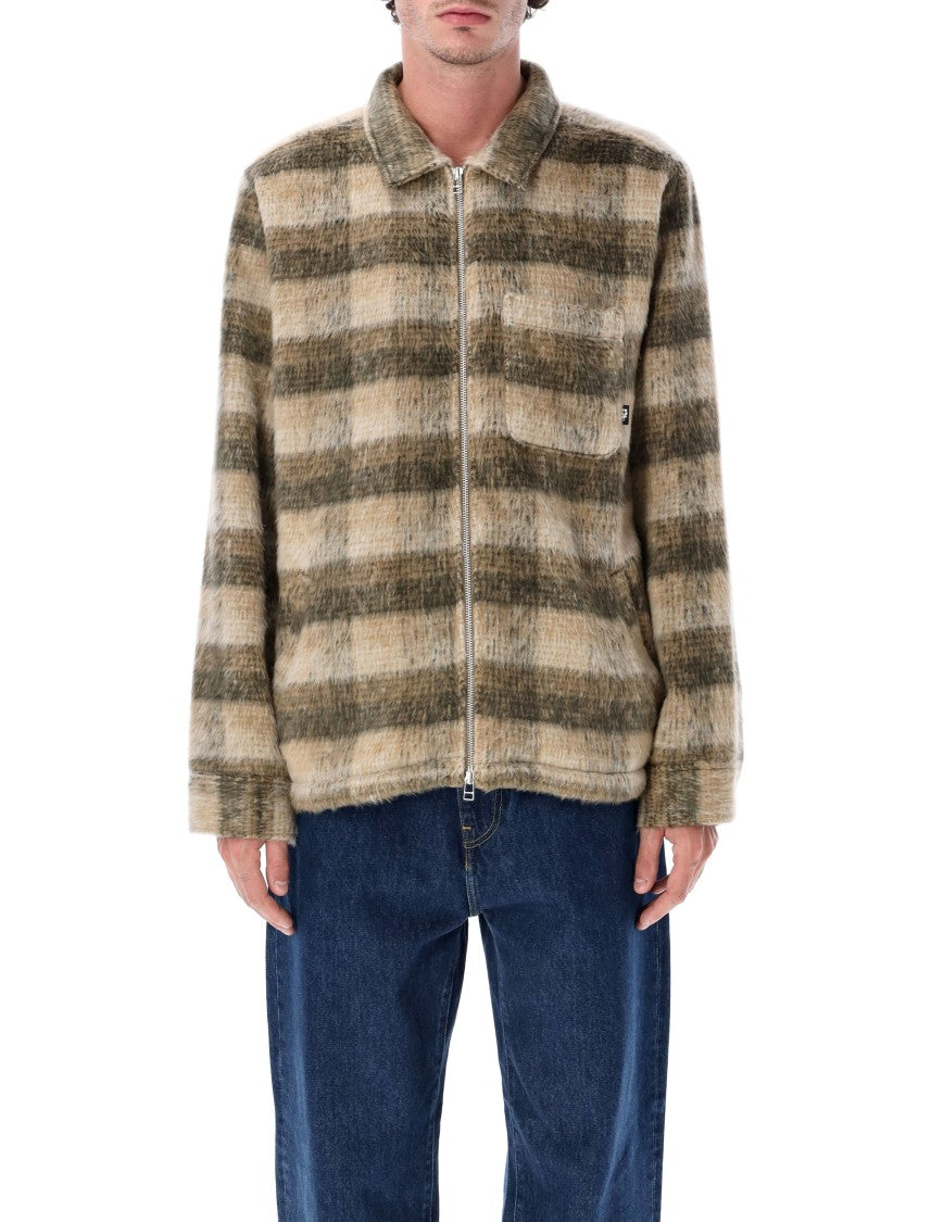 Huf Megablast Plaid Fuzzy Jacket