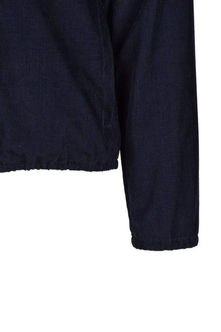 Tombolini Blue Corduroy Jacket With Zip Closure