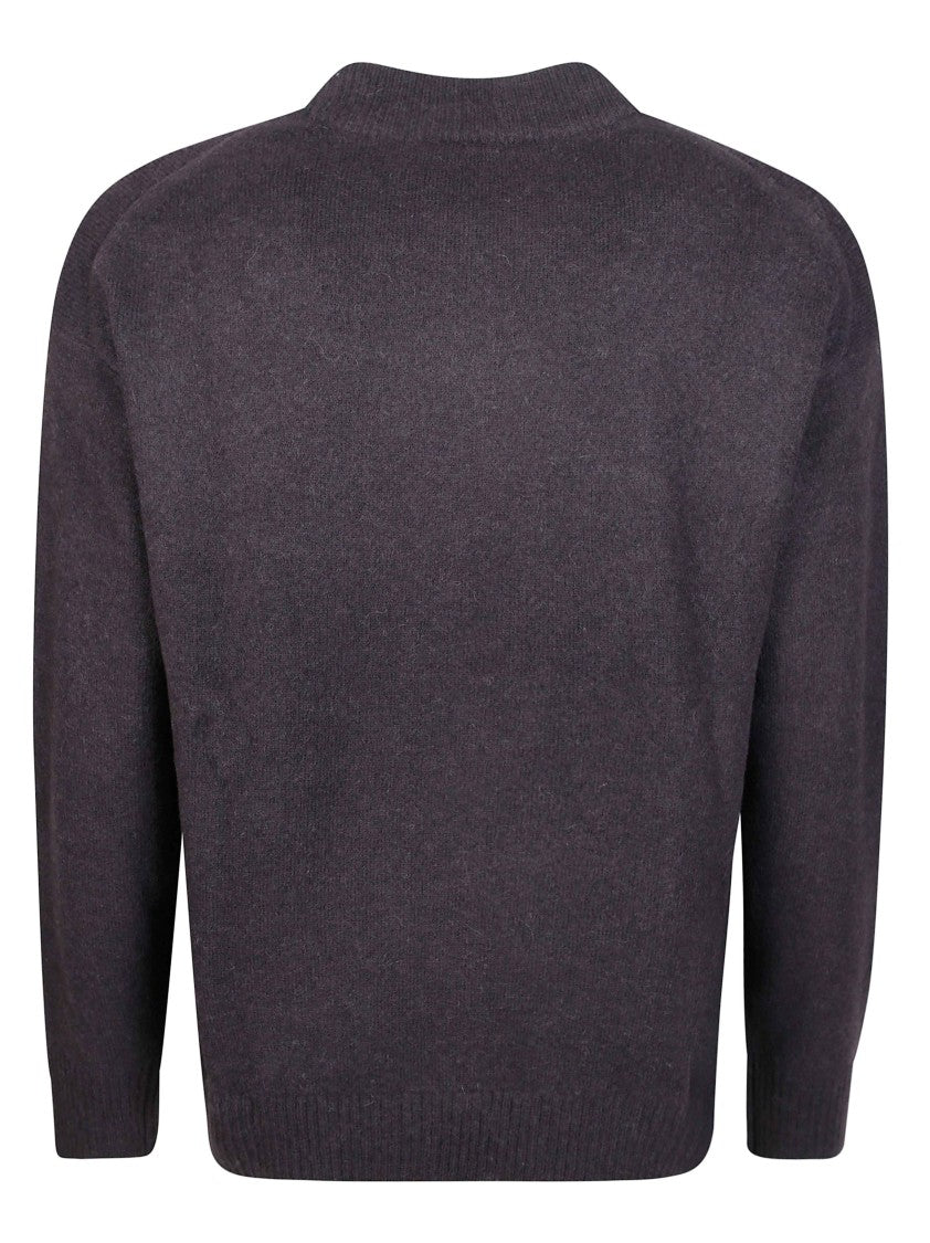 Paolo Pecora Dark Grey Knit Sweater