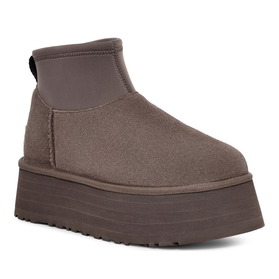 Ugg Gray Classic Mini Dipper Suede Boots