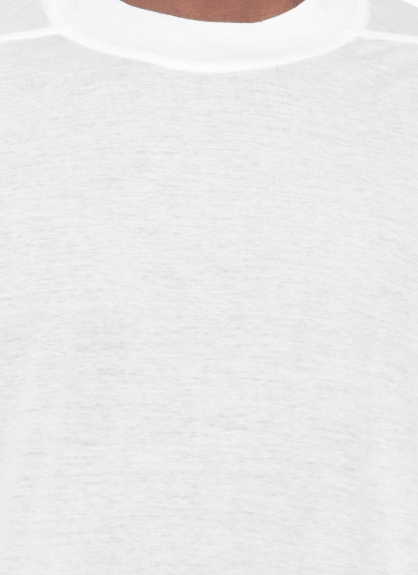 Drkshdw By Rick Owens White Tommy Cotton T-Shirt