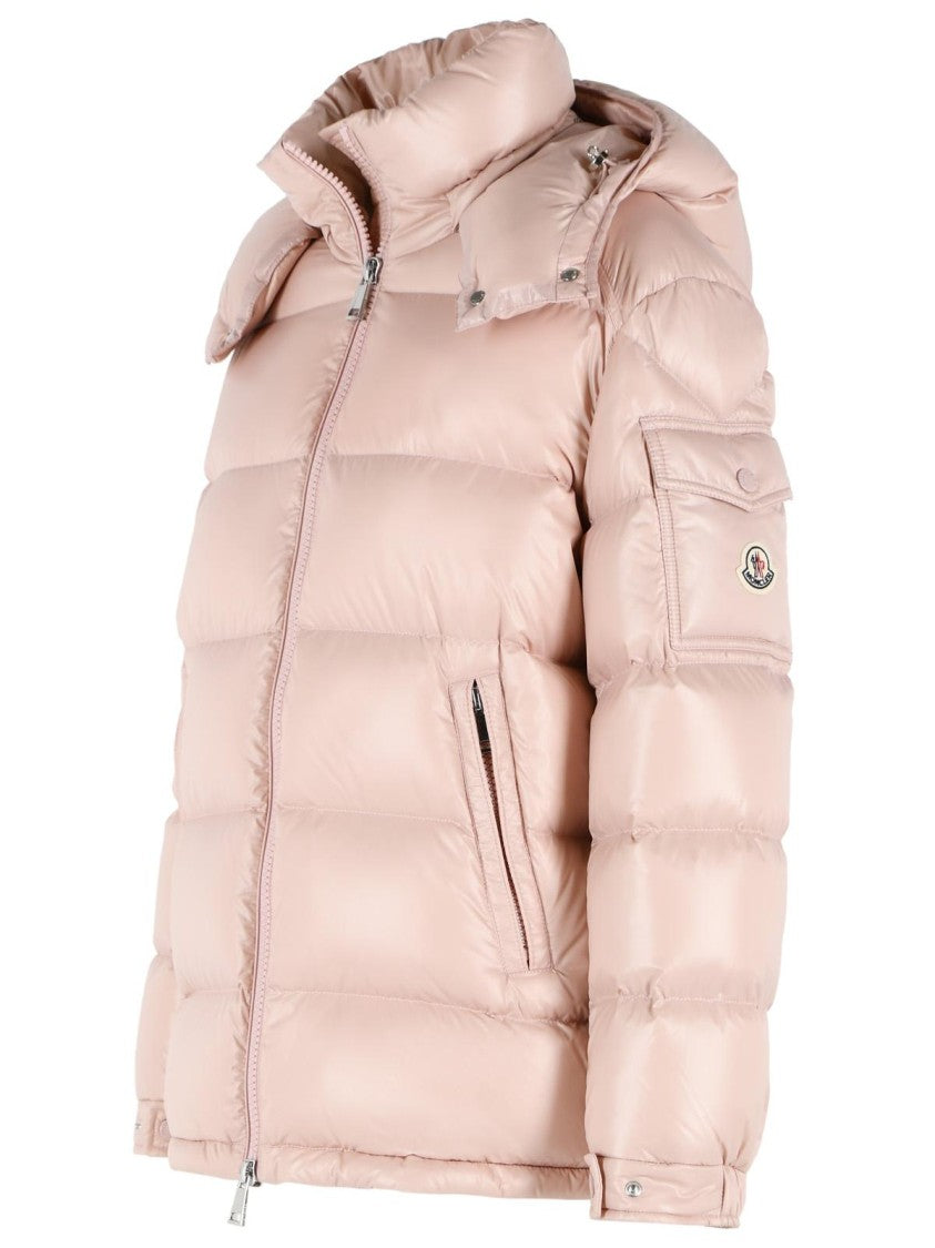 Moncler 'Maire' Pink Polyamide Down Jacket