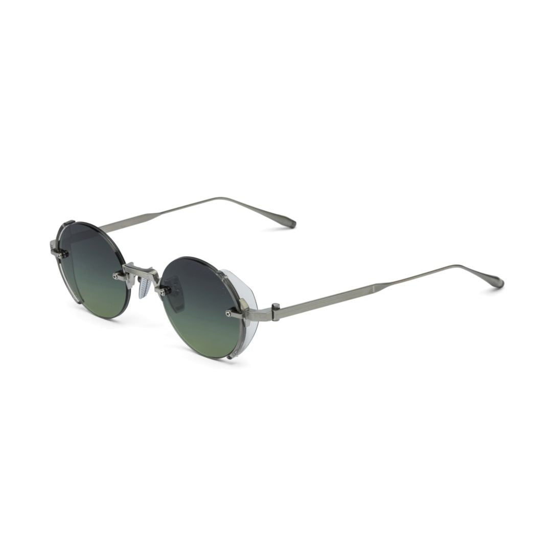 Akoni Jupiter Gradient Tint Round Lenses With Metallic Frame