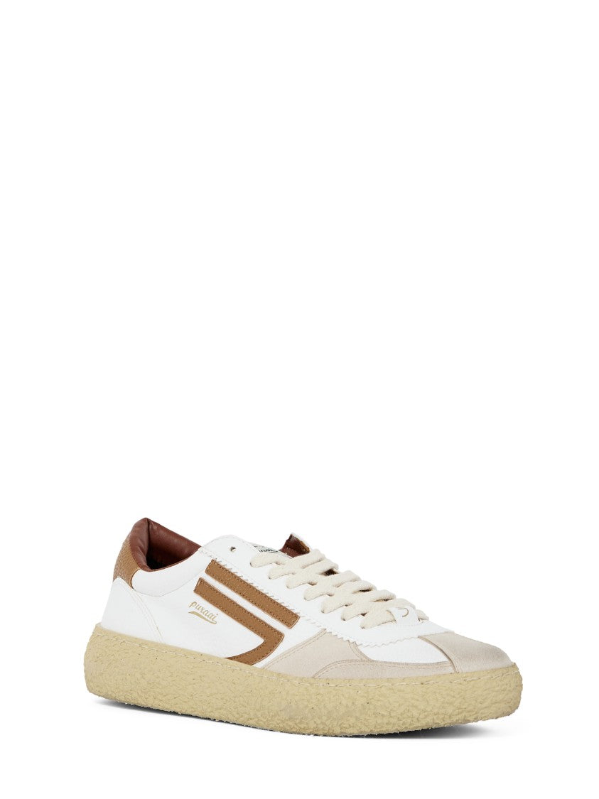 Puraai Classic Vintage-Style Sneakers In Vegan Leather