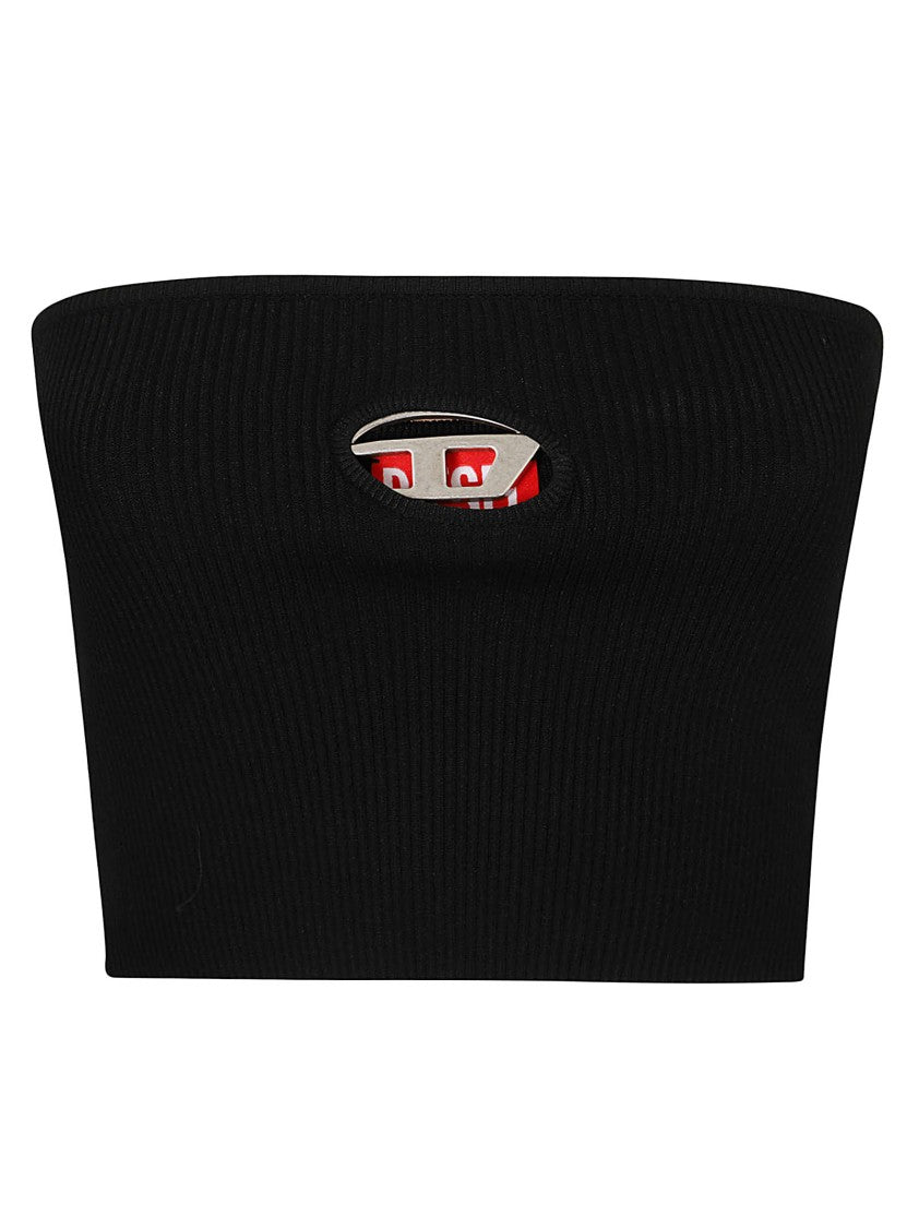 Diesel M-Clarksvillex Stretch Ribbed Bandeau Top