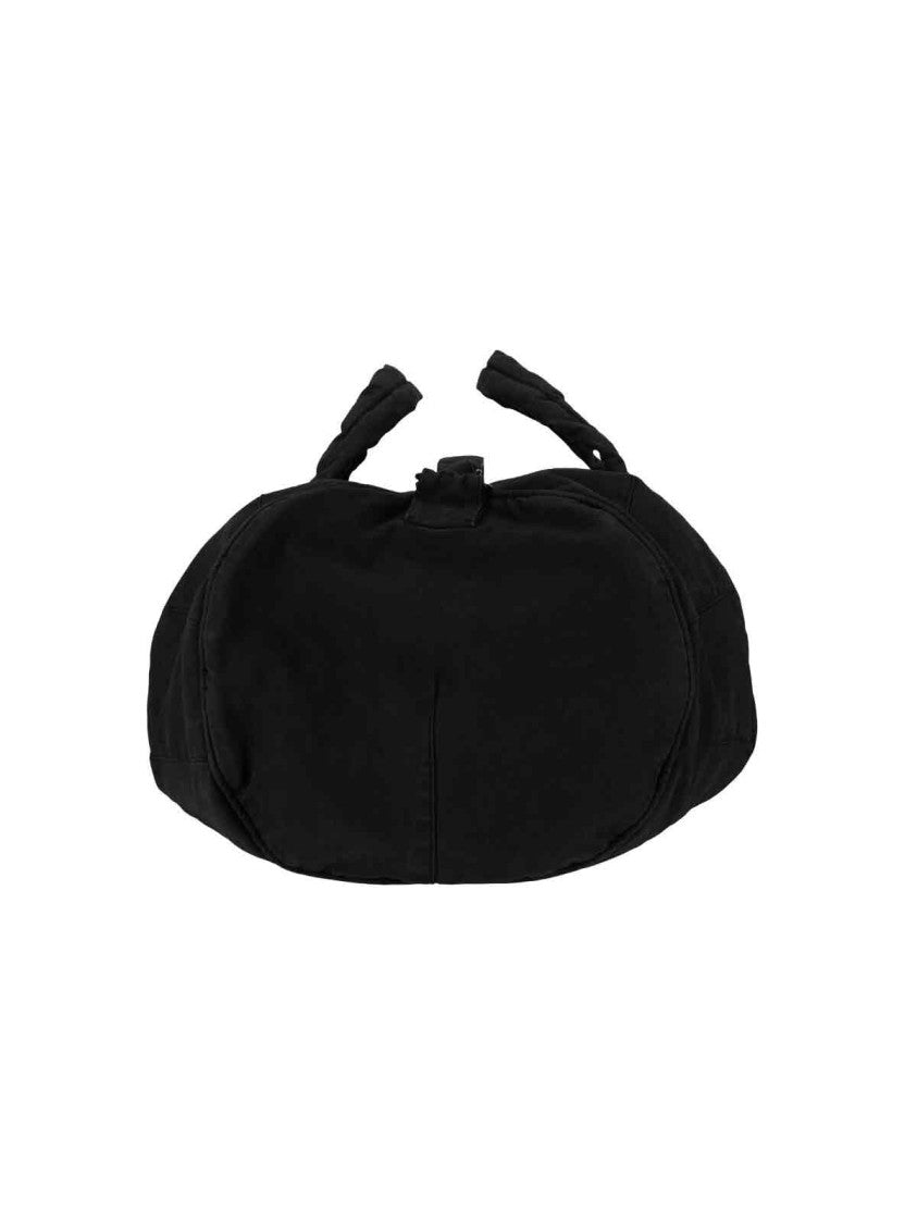 Entire Studios Classic Black Cotton Duffel Bag