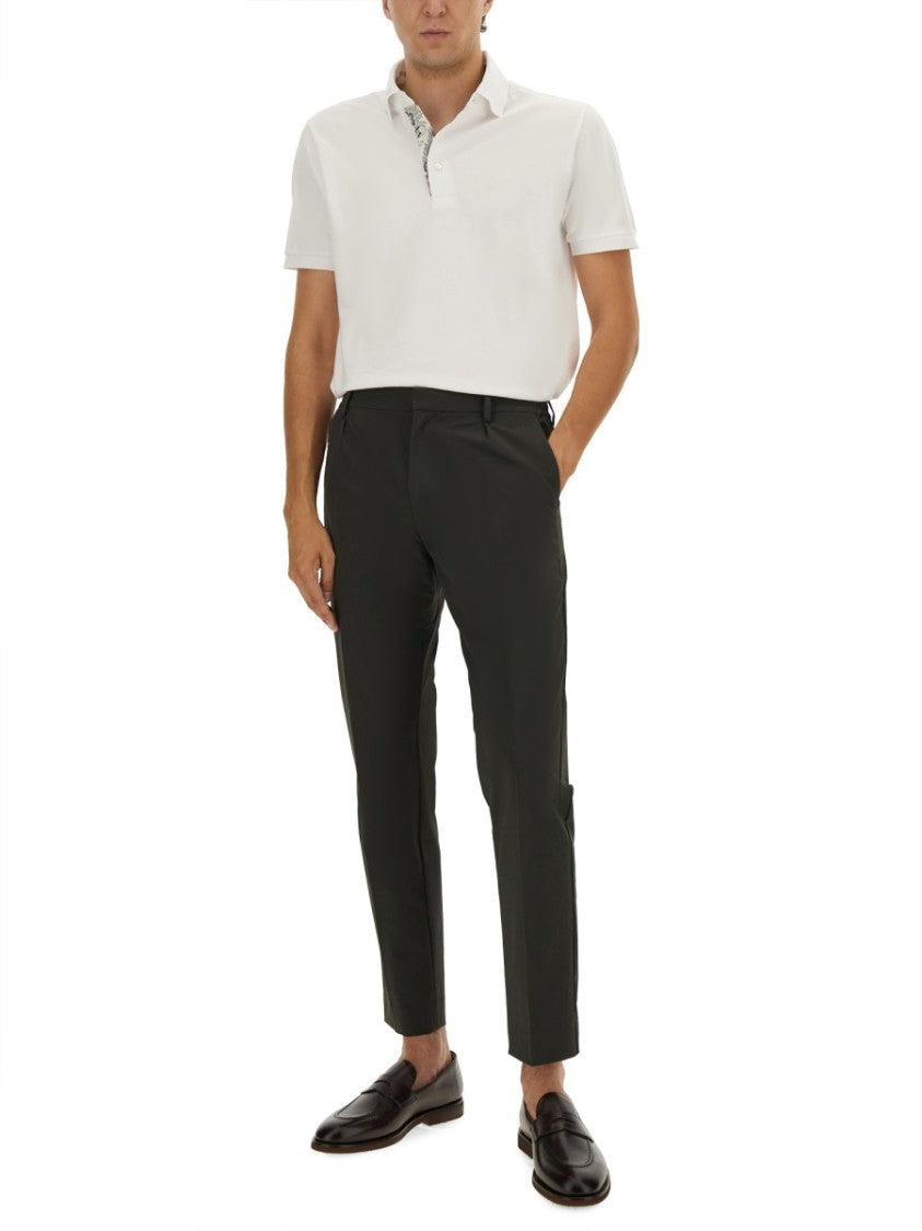 Etro Polo Shirt With Embroidered Pegasus Detail