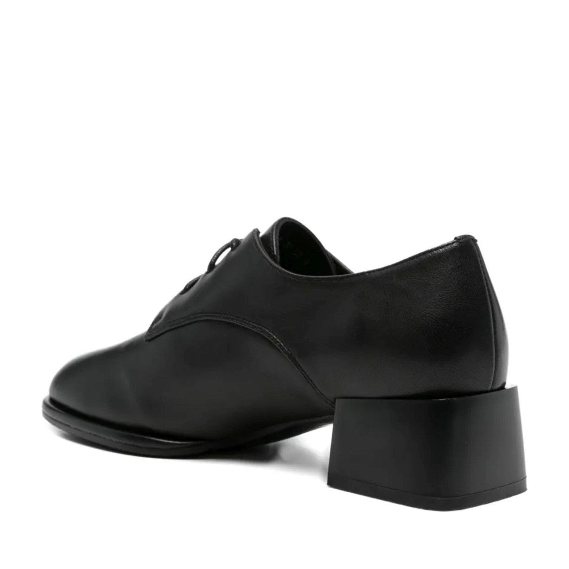 Adrianna Feretti Black Mid-Height Block Heel Suede Shoes
