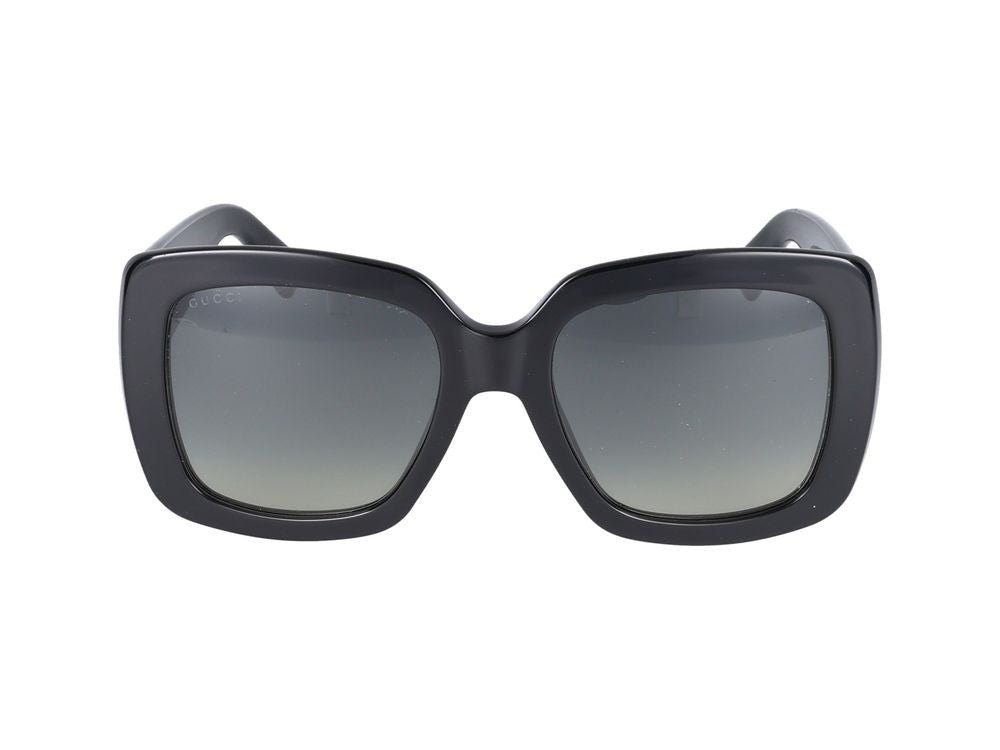 Gucci Black Oversized Acetate Square Frame Sunglasses